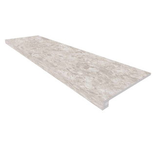 Estima Комплект (Ступень GR01 (33x120x9) непол. (прямоугол. бортик) без насечек + Подступенок (14,5x120x9))