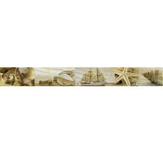 Мир керамики Бордюр Manhattan L-842 beige 60х600