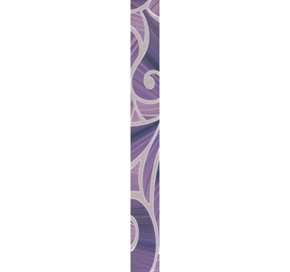 Gracia Ceramica Бордюр Арабески пурпл 01 600х65