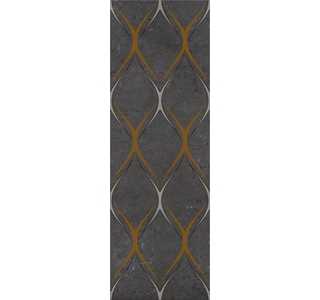 Декор Silvia black decor 03 90х3000
