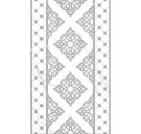 Gracia Ceramica Декор Элеганс серый  01 300х500