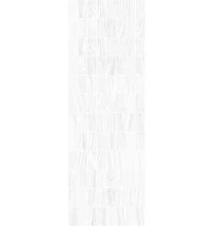 Декор Zen мозаичный белый ММ60070 200х600