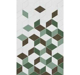 Gracia Ceramica Декор Веста 01 зел 250х400