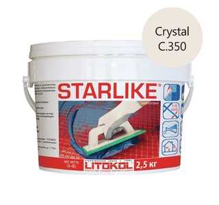 Затирка д/швов Starlike С350 crystal 2,5 кг Литохром