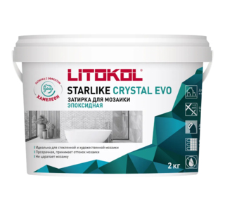 Litokol Затирка д/швов Starlike С350 crystal 2,5 кг Литохром