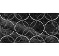 Декор Crystal Resonanse чёрный 300х600
