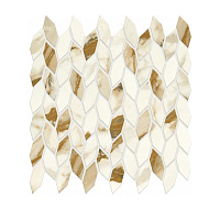 Мозаика ATLAS CONCORDE MARVEL SHINE Calacatta Imperiale Mosaico Twist Silk