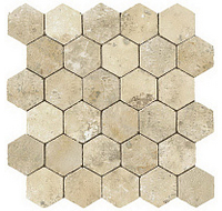 Декор ATLAS CONCORDE AIX Beige Honeycomb Tumbled