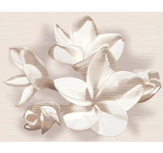 Azori Панно Amati Plumera Beige 505х402