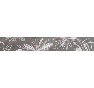 Бордюр Sonnet Grey Flower 62х405