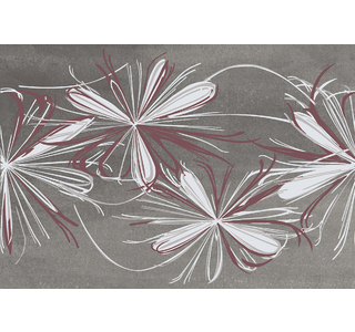Декор Sonnet Grey Flower 278х405
