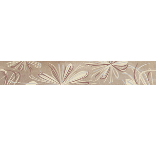 Бордюр Sonnet Beige Flower 62х405