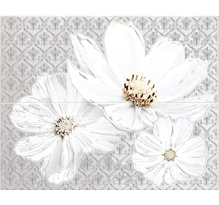 Панно Sfumato Grey Floret 402х505