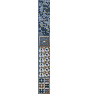 Бордюр Камлот Индиго Эйша 405х50