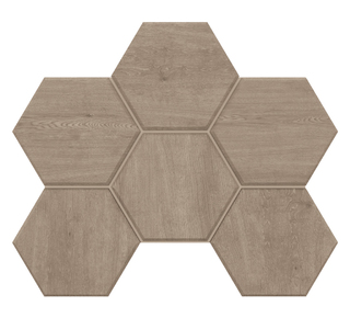 Мозаика CW02 Hexagon 25x28,5 непол.
