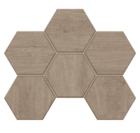 Мозаика CW02 Hexagon 25x28,5 непол.
