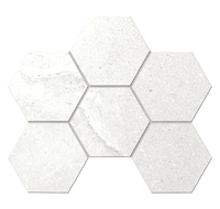 Мозаика KA00 Hexagon 25x28,5 непол.(10 мм)