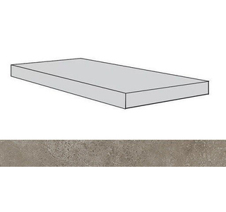 Ступень Drift Light Grey Scal.120 Ang.Sx/Дрифт Лайт Грей Ступ.120 Угл.Лев