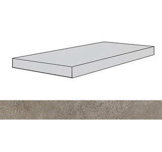 Ступень Drift Light Grey Scal.80 Ang.Dx/Дрифт Лайт Грей Ступ.80 Угл.Пр