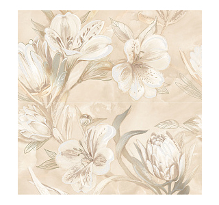 Панно Opale Beige Flower 630х630