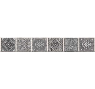 Azori Бордюр Grazia Grey Nefertiti 62х405