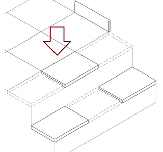 Eternum Acero Scal.160 Front/Этернум Ачеро Ступ. 330х1600 Фронт (620070002533)