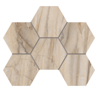Мозаика BR01 Hexagon 25x28,5 непол.