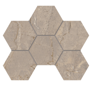 Мозаика BR02 Hexagon 25x28,5 непол.