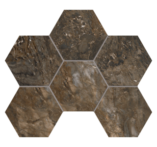 Мозаика BR04 Hexagon 25x28,5 непол.