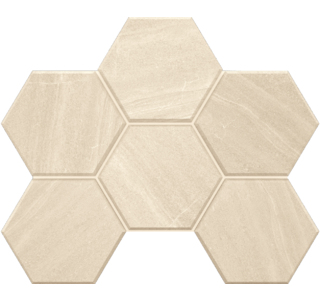 Мозаика GB01 Hexagon 25x28,5 непол.